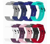 Correa deportiva de silicona para reloj inteligente Xiaomi Huami Amazfit Bip, pulsera de repuesto de 20MM, Smart A blanco