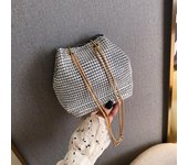 Bolsos cruzados con forma de cubo y diamantes de imitación para mujer, bolsos de mano para fiesta de noche, bolsos de mano con almacenamiento, bolso de hombro brillante, bolso de mano con cadena negro