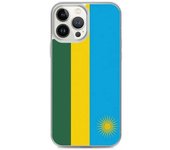 Funda iPhone - Multicolor - Drapeau Ruanda - Souple - TPU - Compatible iPhone 13 Pro Max