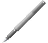 Sailor TUZU Pluma estilográfica ajustable de punta mediana, función de punta giratoria, ajuste natural, incluye 2 cartuchos de tinta, ideal para principiantes y veteranos, pluma gris. gris