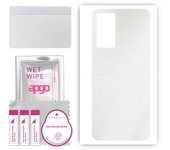 apgo Protective Skin Sticker for the back compatible with Vivo V23e 5G, Wrap Film, Foil, Vinyl - Pattern Matte Transparent