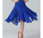 Elegante falda de baile latino para baile de salón para mujer