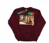Elf Sudadera con foto familiar para mujer/señorita M blanco