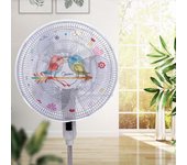 Cubierta protectora para ventiladores eléctricos, cubierta antipolvo para el hogar, cubierta redonda a prueba de polvo para ventiladores eléctricos, cubierta protectora para evitar que los dedos se caigan