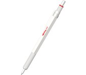 Bolígrafo ROTRING 600 M, punta mediana, tipo golpe, marca de lujo, regalo, blanco perla, 2183890, producto japonés genuino, a base de aceite.