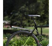 Guardabarros plegable para bicicleta de montaña, delantero y trasero, de liberación rápida gris