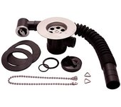 Tubo de rebose Oracstar One Size plata/negro