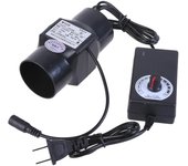 Ventilador de techo con ventilación de tubo, extractor de aire para ventana, CA 100-240 V, con controladores de velocidad variable para baño