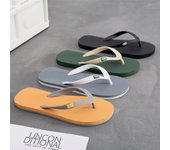 Chanclas de moda para hombre, ropa de abrigo de goma antideslizante, con personalidad, chanclas de moda, zapatillas de playa de verano 39