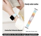 Correa de resina color caramelo para Apple Watch Ultra de 44 mm, 45 mm, 40 mm y 49 mm, repuesto para pulsera inteligente, accesorios para reloj inteligente. 49mm Ultra 2 1