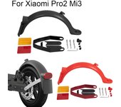 Guardabarros trasero para patinete eléctrico Xiaomi 1S/PRO 2 Mi3, guardabarros trasero, placa de matrícula, piezas de soporte de guardabarros de 8,5/10 pulgadas blanco