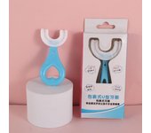with Handle 2-12 Years Old Oral Care Teeth Cleaning Brushes U-Shape Toothbrushes Kids Toothbrushes pink-Age 2-6
