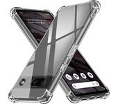 Funda de silicona transparente a prueba de golpes y gruesa para Google Pixel 7A 6A 8A 8 7 6 8 Pro 7 Pro 6 Pro Funda protectora trasera Google Pixel 8 Pro transparente