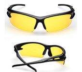 1PC gafas de sol polarizadas gafas de visión nocturna conducción mujeres hombres al aire libre Unisex ciclismo gafas regalos amarillo