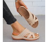 2024 nuevos zapatos de mujer talla grande 43 zapatillas geniales zapatillas de plataforma de color sólido retro de moda para mujer 36 negro