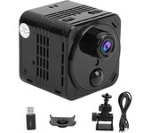 Mini cámara WiFi 4K con detección de movimiento, gran angular de 170 grados, visión nocturna, monitoreo remoto CCTV para el hogar