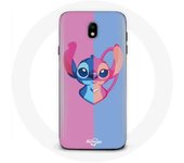 Coque pour Samsung Galaxy S4 Stitch et angel bleu rose