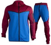 Chándales de moda para primavera y otoño, conjunto para hombre, chaqueta de manga larga con cremallera, pantalones de chándal para correr, conjuntos de 2 piezas, traje deportivo informal para correr M