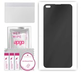 apgo Hydrogel Privacy Matte Screen Protector for Oppo Reno4 Z 5G, Anti Spy, Hydrogel Film, Flexible, Soft TPU with positioning layer easy installation