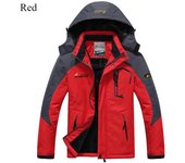 Chaqueta rígida para exteriores, abrigo cortavientos con capucha desmontable y cálido de forro polar de invierno para hombre, abrigo informal grueso de talla grande L negro