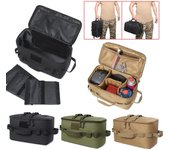Bolsa MOLLE para exteriores, bolsa de almacenaje para acampada, cesta para estufa de Gas, bote, bolsa de transporte, saco, bolsa de Picnic, utensilios de cocina, organizador, nuevo one size verde del ejército