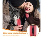 Calentador de manos inalámbrico, calentador de bolsillo, calentamiento rápido, temperatura ajustable, eléctrico, portátil, de bolsillo, calentadores de manos recargables