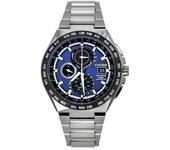 Reloj Citizen Eco-Drive Radio Controlled GMT Cronógrafo Super Titanium Esfera azul AT8238-84L 100M para hombre azul
