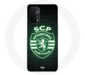 Coque Oppo A54 5G scp sporting portugal lumineux fo noir