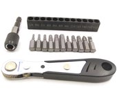 Juego de llaves de trinquete para bicicleta de montaña, herramienta de reparación de llaves de bicicleta con llave Allen, llave hexagonal Torx varios colores