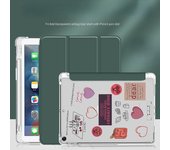 Funda para IPad Pro 11 M1, 2023, 2019, 2020, 10,2, 7/8. ª generación, 2018, IPad 9,7, 5/6, Mini 45 Air 4, 10,5, 10,9, estuches para lápices IPAD 2021/2020/2019（10.2inch） verde oscuro
