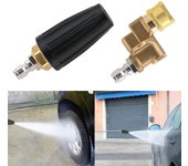 Accesorio de lavadora a presión para coche, pulverizador de boquillas Turbo para pistola de agua de alta presión para conector rápido, acoplador giratorio, pulverizador de chorro A