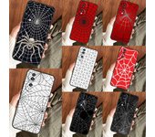 Funda con máscara de telaraña para Huawei Honor X8 X9a 50 70 Magic5 P40 P30 P20 Lite P50 Pro Nova 5T P Smart Z Huawei P20