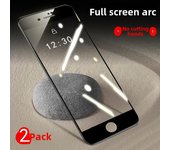 Tempered Glass Screen Protector for iPhone 6s/7 Plus/8 Plus/SE 2/SE 3 - Full Edge Coverage (Available in Black/White) 6/6s 4.7 inches