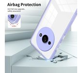 Funda transparente 3 en 1 HD de lujo a prueba de golpes de 360° para Redmi A3 A2 A1 A2 Plus A1 Plus 4G 5G Funda transparente a prueba de golpes Xiaomi Redmi A3 negro