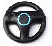 Kingwing® MarioKart Volante Negro Juegos de Carreras Control Remoto para Nintendo Wii