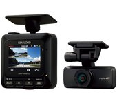 Grabadora de disco Kenwood Disparo frontal y trasero 2 cámaras Sensor CMOS de alta sensibilidad Compatible con vidrio ahumado Equipado con ajuste de brillo negro