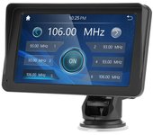 Estéreo portátil para automóvil con CarPlay inalámbrico, Android Auto, 7 pulgadas, Bluetooth, WiFi, TF, reproductor multimedia MP5 con transmisor FM y salida auxiliar