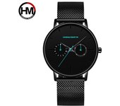 Relojes para hombre, marca superior, lujo, multifunción, esfera pequeña, malla, estilo INS, relojes de pulsera impermeables, reloj Masculino