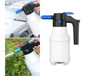 Pulverizador de espuma eléctrico para coche, 1,5 l, recargable, con batería, para lavado de coches en casa