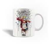 Taza de cerámica con música de Harley Quinn de Suicide Squad