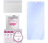 apgo Ultra-Clear 9H Hybrid protective glass compatible with myPhone HAMMER Blade 3, flexible nano glass, great replacement for tempered glass, scratch