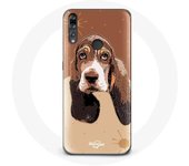 Coque pour Huawei p30 lite Basset Hound chien visage