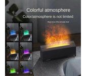Máquina de aromaterapia con llama de colores, humidificador ultrasónico creativo de gran capacidad para escritorio de casa, difusor de fragancias