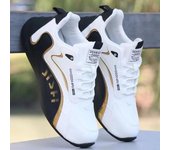 Zapatos de cuero impermeables para hombre, zapatos deportivos casuales de alta gama, botas de moto de moda para otoño/invierno, entrega transfronteriza 41