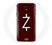 Coque pour Samsung Galaxy S5 Ozark Saison 4 Logo Z Blanc Fond Rouge