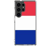 Coque Téléphone - Samsung - Galaxy S24 - Drapeau France - Souple - Multicolore