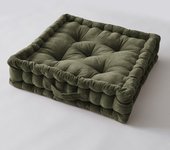 Coussin de sol 50 x 50 cm  César  Velours de Coton - César Thym