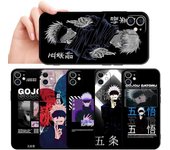 Funda Jujutsu Kaisen Gojo Satoru para Apple Iphone 11 Se 8 Plus 7 6s 12 Mini Xs X 13 Pro 14 Pro Max Xr 14 funda suave de Tpu de lujo iPhone 12 Mini