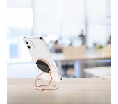 Hebilla de anillo de metal Bagua plegable multiforma con soporte magnético para coche para teléfonos móviles y tabletas.