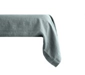 Taie de traversin Palace pur coton teint lavé, 63 fils/cm² Vent du sud - Palace Lichen - 43 x 195 cm